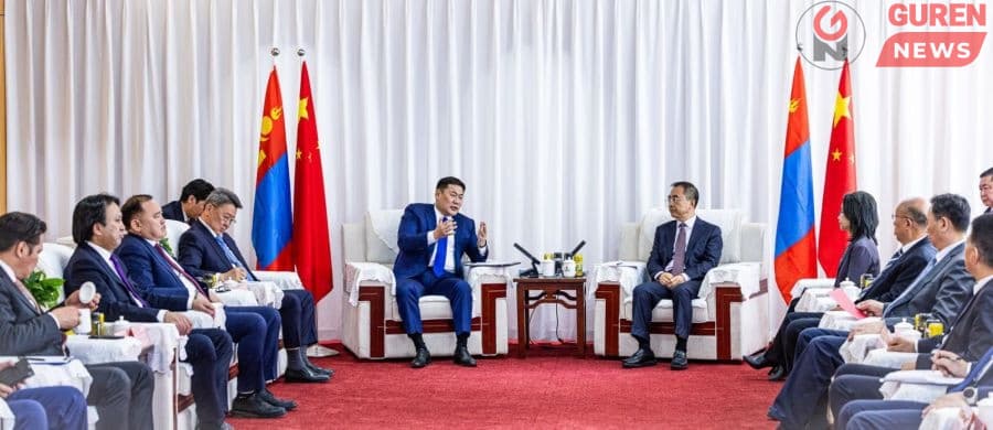 Ерөнхий сайд Л.Оюун-Эрдэнэ БНХАУ-ын ӨМӨЗО-ны Ганцмод боомтод ажиллалаа