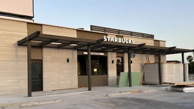 АНУ-ын анхны 3D хэвлэгчээр баригдсан Starbucks Техас мужид нээгдлээ