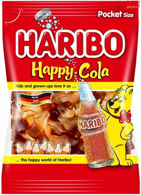 Haribo чихрийн Happy Cola төрлөөс каннабис буюу сэтгэцэд нөлөөлөх бодис илэрсэн тул яаралтай эргүүлэн татаж байна
