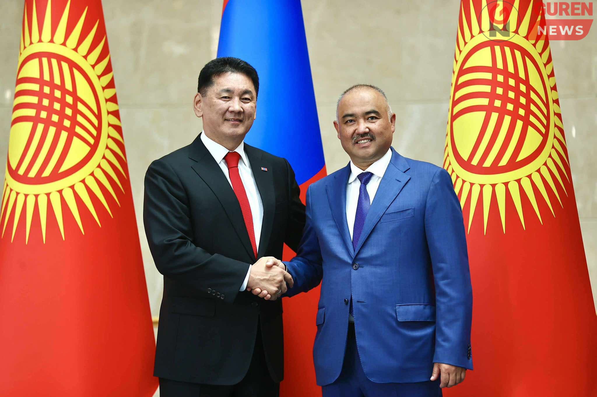 Ерөнхийлөгч У.Хүрэлсүх Киргизийн Парламентын даргыг хүлээн авч уулзлаа