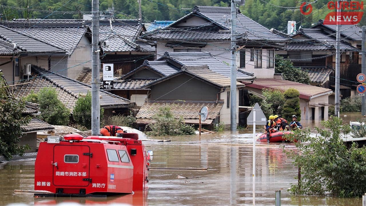 Японд аадар борооны аюул онцгой түвшинд хүрч, цунамигийн эрсдэл нэмэгдэв