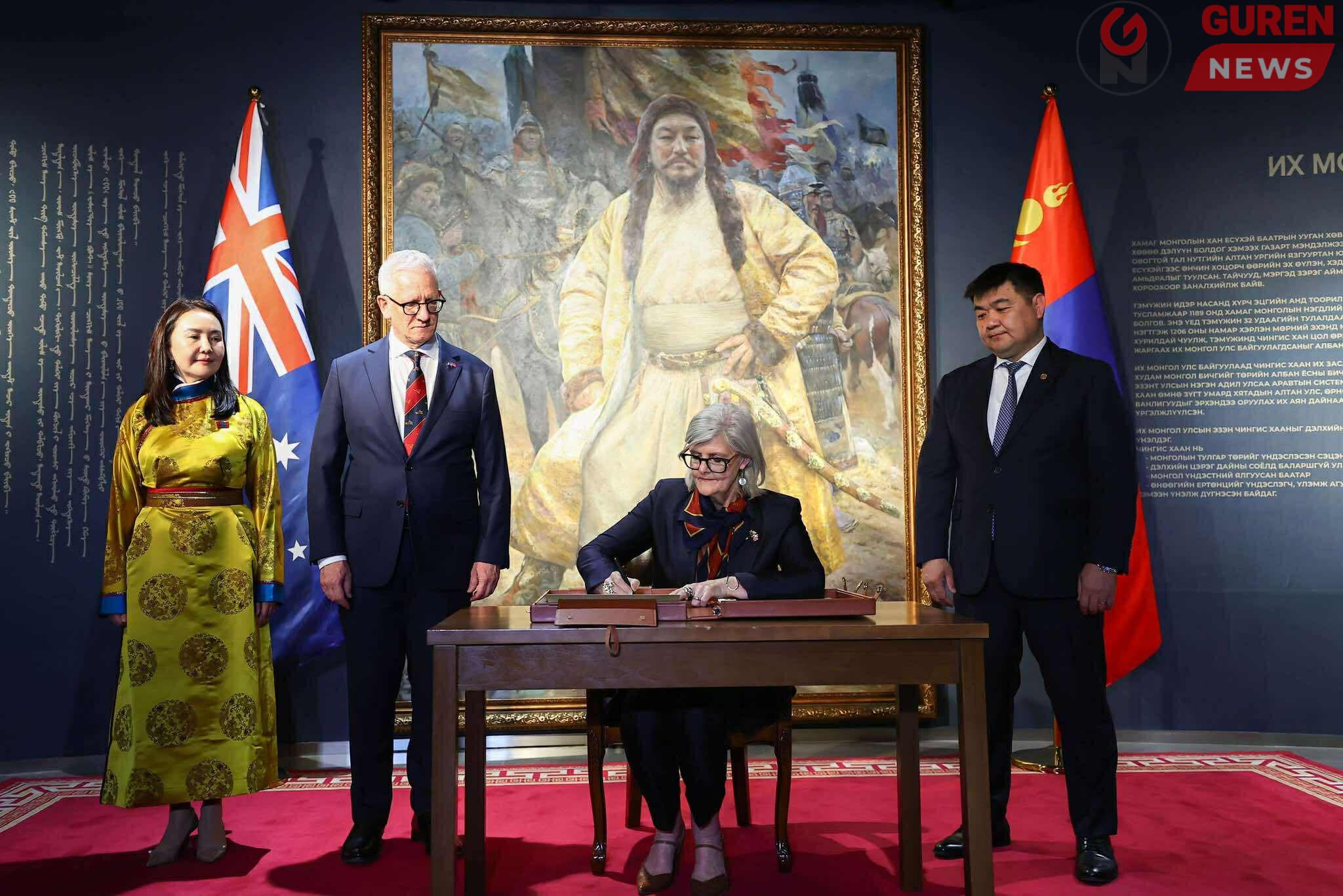 Австралийн Холбооны Улсын Амбан захирагч /төрийн тэргүүн/ Саманта Мостин “Чингис хаан” үндэсний музейд зочиллоо