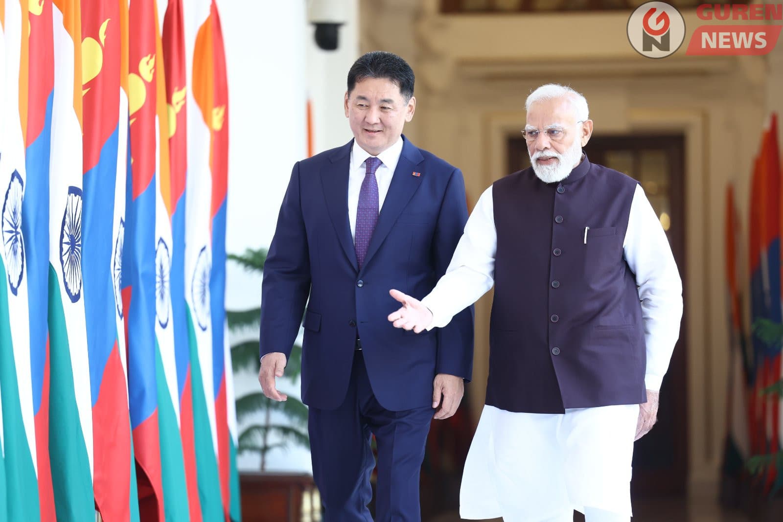 Ерөнхийлөгч У.Хүрэлсүх, Ерөнхий сайд Н.Моди нар ”Стратегийн түншлэл”-ийг бэхжүүлэх тухай Хамтарсан мэдэгдэл гаргалаа