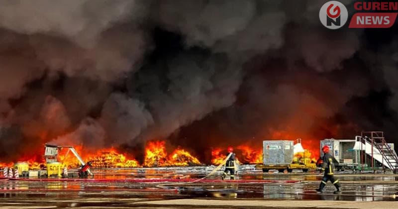 Бангладешийн Нисэх буудлын карго цогцолборт томоохон гал гарчээ