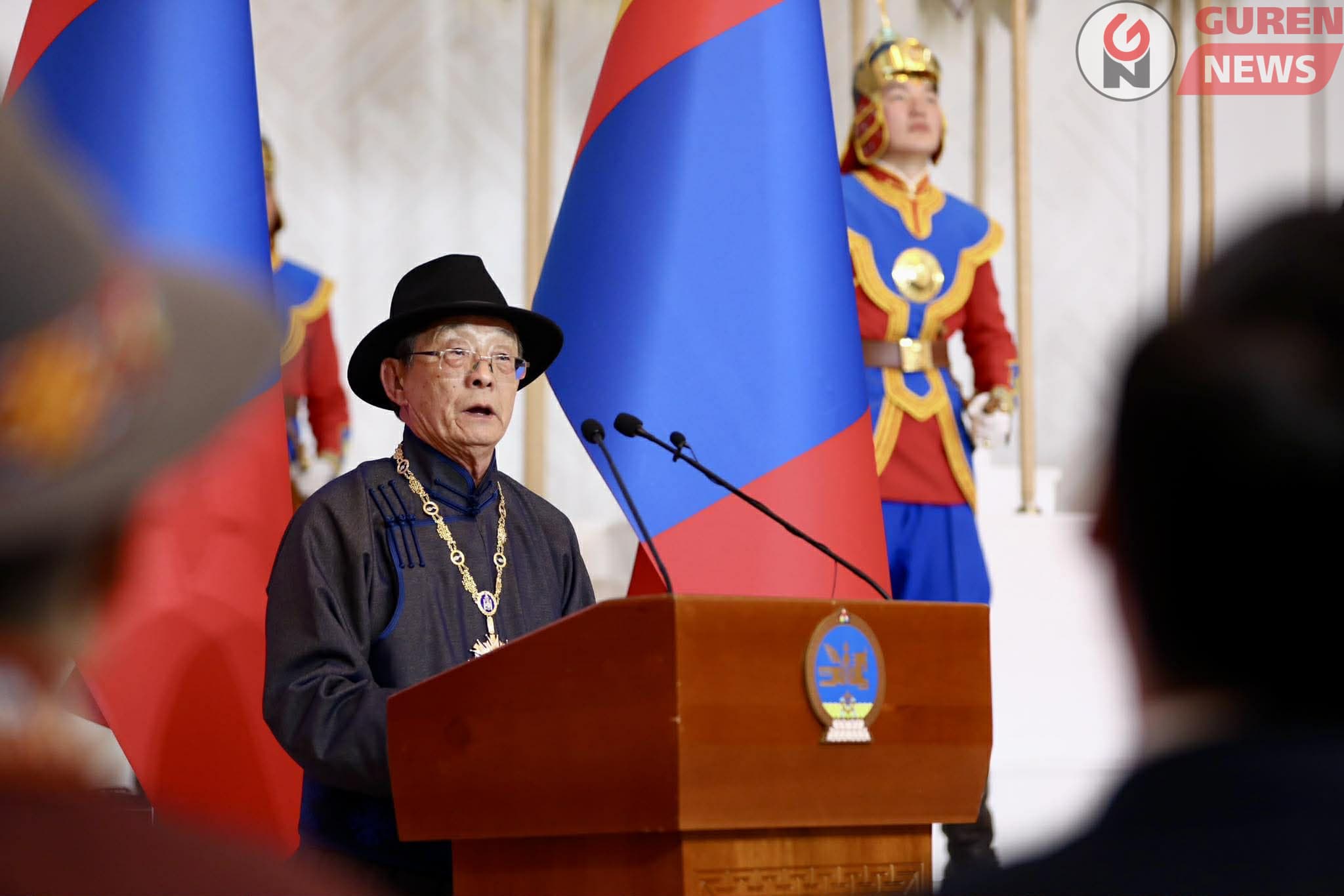 “Чингис хаан” тэргүүн зэргийн одонт, академич С.Нарангэрэл төр, ард түмэндээ талархал илэрхийллээ