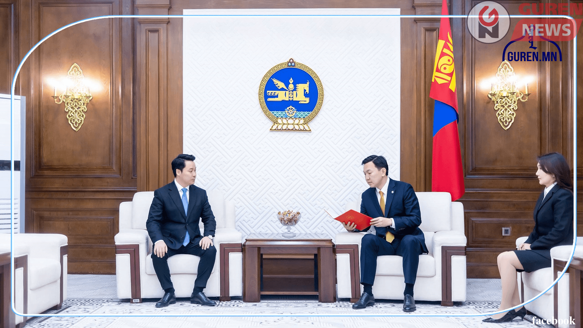 Элчин сайд нарыг эгүүлэн татах, томилох талаарх Монгол Улсын Ерөнхийлөгчийн зөвшилцөх саналыг УИХ-ын дарга Н.Учралд өргөн мэдүүллээ