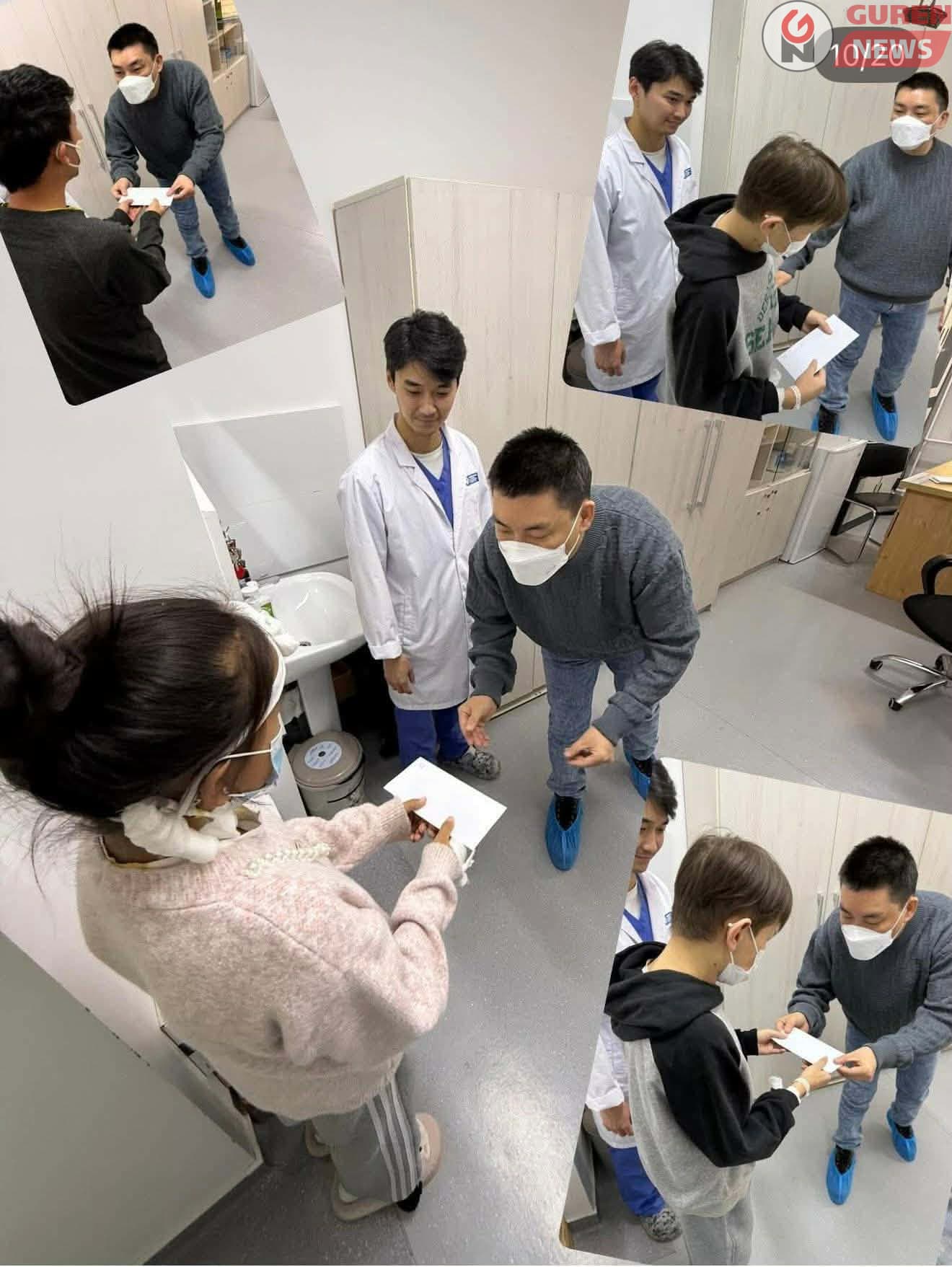 Камертон хамтлагийн ахлагч, Төрийн соёрхолт дуучин Д.Болд хүүхэд багачуудад хандив өргөлөө