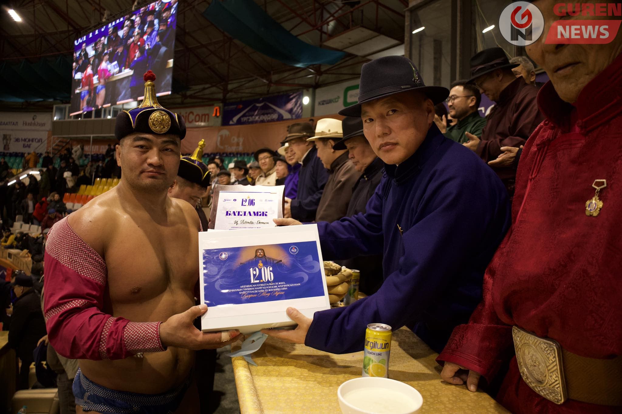 Ардчиллын өдрийн барилдаанд Улсын арслан Ц.Бямба-Отгон түрүүллээ