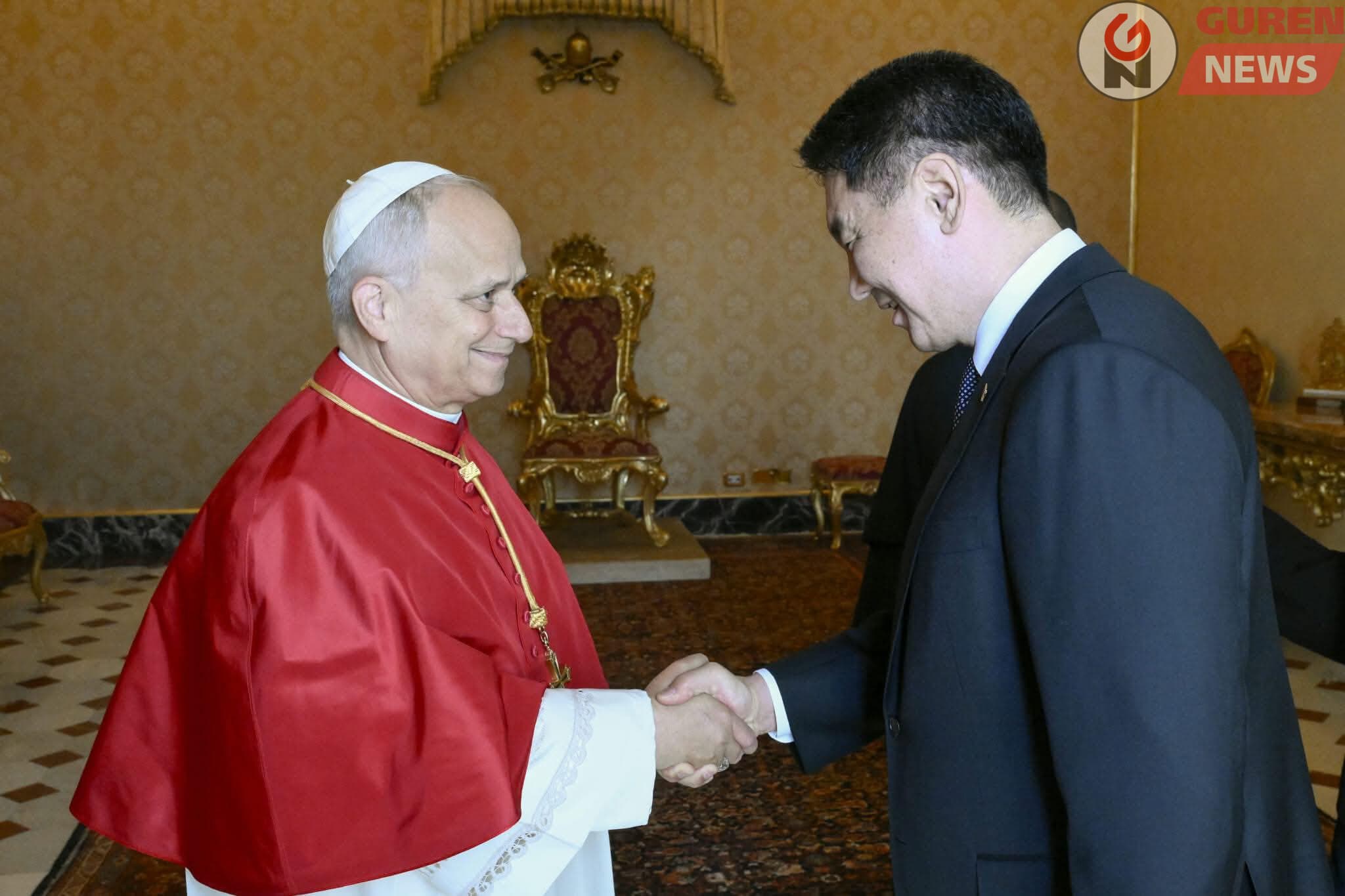 Ерөнхийлөгч У.Хүрэлсүх Гэгээн Ширээт Улсын төрийн тэргүүнтэй уулзлаа