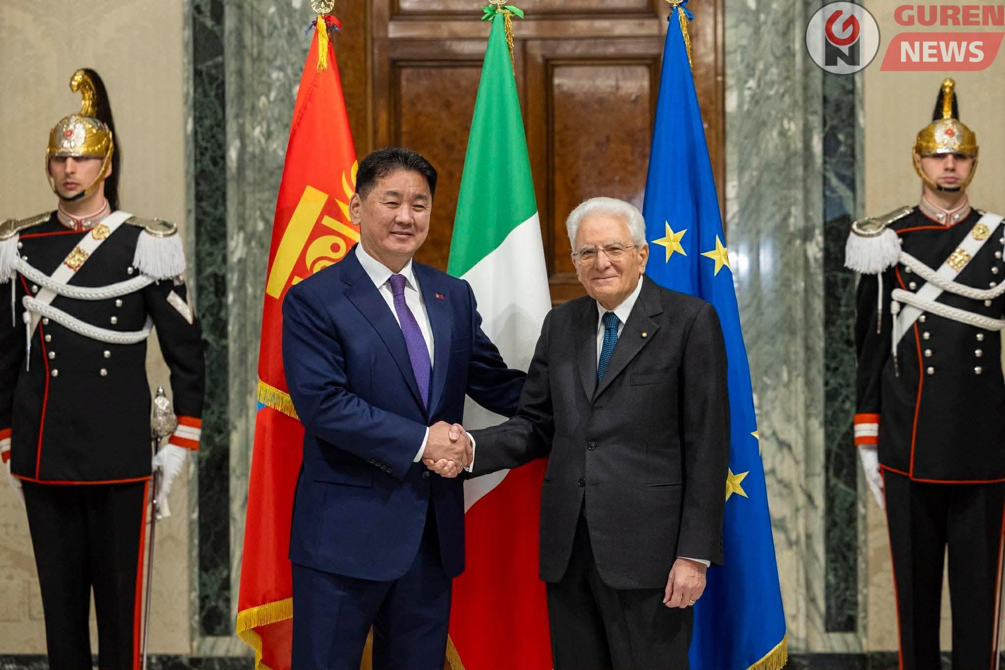 Бүгд Найрамдах Итали Улсын Ерөнхийлөгч Сэржо Маттарэлла ирэх жил Монгол Улсад төрийн айлчлал хийнэ