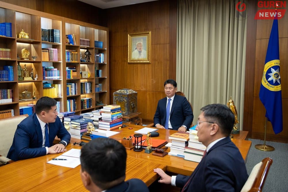 Монгол Улсын Ерөнхийлөгч У.Хүрэлсүх Ерөнхий сайдыг хүлээн авч уулзжээ