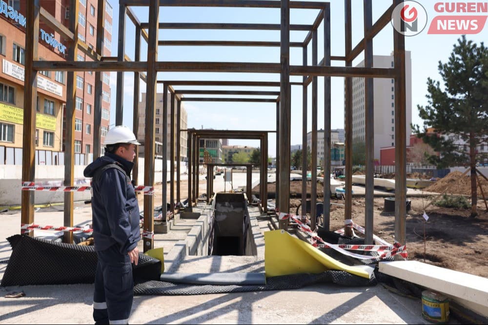 Урт цагааны далд зогсоолын ажил үргэлжилж байна