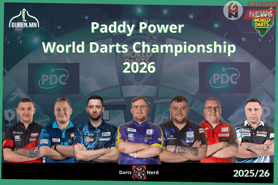 Лондон дахь Александра ордонд 2026 оны PDC Дартсын дэлхийн аварга шалгаруулах тэмцээн эхэллээ